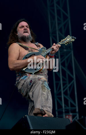 HAYSEED Dixie wowing die Massen Live at siegreich Festival 2015 Stockfoto