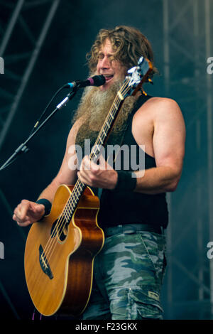 HAYSEED Dixie wowing die Massen Live at siegreich Festival 2015 Stockfoto