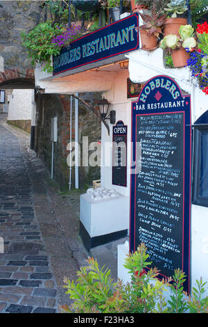 Hobblers Bar und Restaurant, St. Ives, Cornwall, England Stockfoto