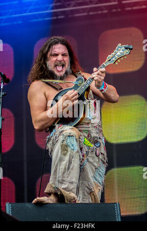 HAYSEED Dixie wowing die Massen Live at siegreich Festival 2015 Stockfoto