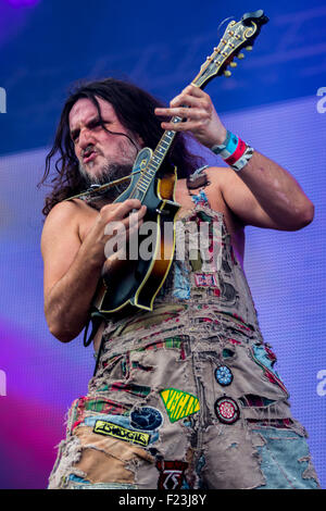 HAYSEED Dixie wowing die Massen Live at siegreich Festival 2015 Stockfoto