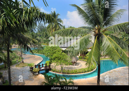 Schwimmbad im Hotel Le Meridien Khao Lak. Lak-Insel, Thailand Stockfoto