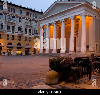 Detail der Kathedrale von St. Antonio, Triest - Italien Stockfoto