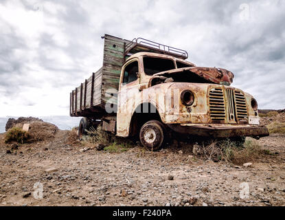 LKW im freien Stockfoto