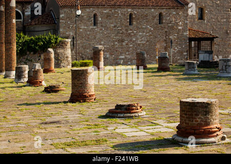 Sankt Giusto Roman Ruinen, Triest - Italien Stockfoto