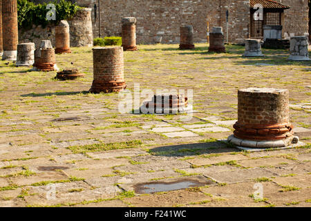 Sankt Giusto Roman Ruinen, Triest - Italien Stockfoto