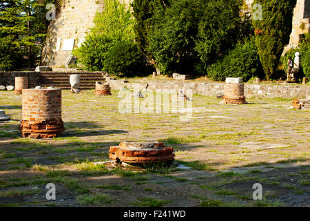 Sankt Giusto Roman Ruinen, Triest - Italien Stockfoto