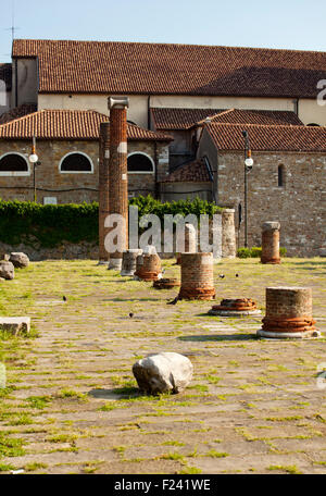 Sankt Giusto Roman Ruinen, Triest - Italien Stockfoto