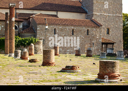 Sankt Giusto Roman Ruinen, Triest - Italien Stockfoto