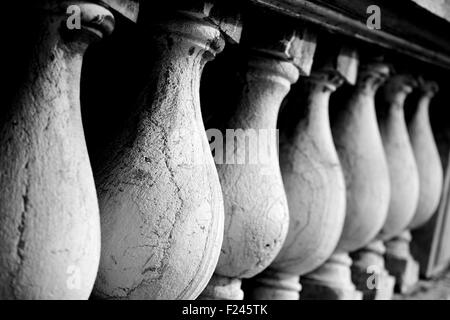 Detail von einem Venedig-balaustrade Stockfoto