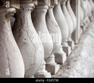 Detail von einem Venedig-balaustrade Stockfoto