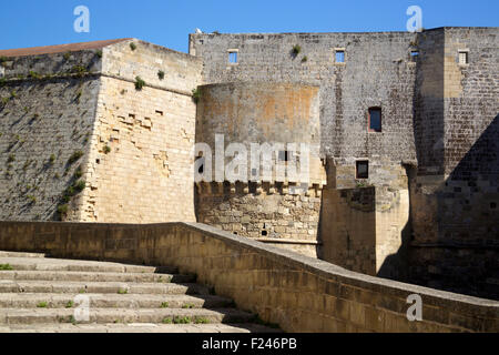 Schloss von Otranto, Provinz Lecce, Apulien, Italien, Europa Stockfoto