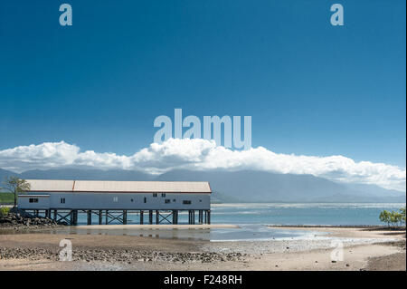 Der historische Zucker Werft von Port Douglas, Nord-Queensland, Australien Stockfoto