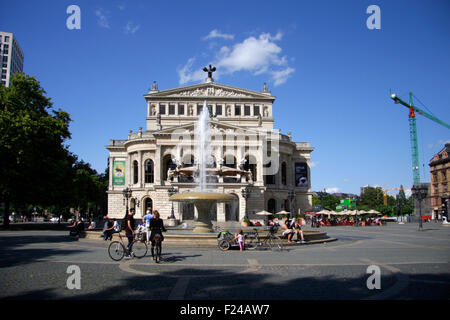 Alte Oper, Frankfurt am Main. Stockfoto