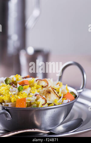 Vegetarisches Biryani Stockfoto