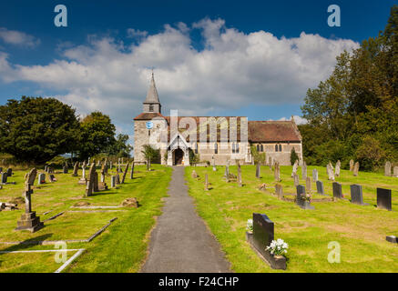 St. Michael und alle Engel Kirche, Lingen, Herefordshire Stockfoto