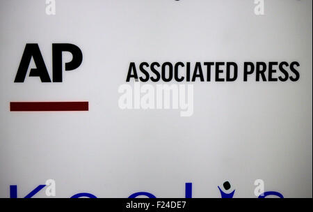 Markenname: "AP - Associated Press", Dezember 2013, Berlin. Stockfoto