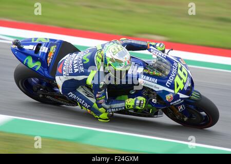 Mugello Circuit, Italien 30. Mai 2015. Valentino Rossi nahm Platz 8 im qualifying für den Gran Premio D'Italia auf die Mugel Stockfoto