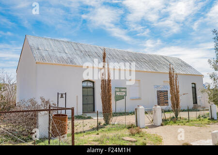 LOERIESFONTEIN, Südafrika - 11. August 2015: The Fred Turner Museum ist in der Baptist Church in Loeriesfontein untergebracht Stockfoto