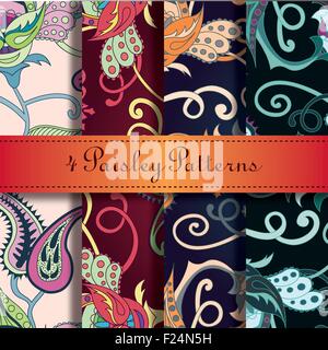 Vektor-Paisley indische Ornament. Stock Vektor