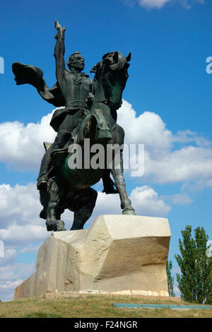 Denkmal für Alexander Suworow, Tiraspol, Transnistrien, Republik Moldau, Europa Stockfoto