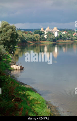 Mittelalterliche Festung in Soroca am Ufer des Flusses Dnjestr-Republik Moldau Stockfoto