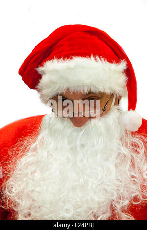 Porträt von Santa Claus Stockfoto