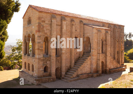 Santa Maria del Naranco, Oviedo - Asturias, Spanien Stockfoto