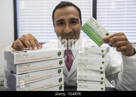 Los Angeles, Kalifornien, USA. 14. Januar 2013. Sarath Malepati Gründer der EZC Pak. © Ringo Chiu/ZUMA Draht/Alamy Live News Stockfoto