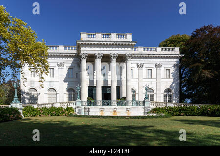 Marmor-Haus, "Sommerhaus" Alva und Wiliam K. Vanderbilt in Newport, RI, USA. Stockfoto