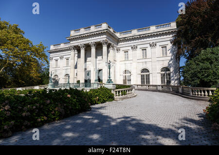 Marmor-Haus, "Sommerhaus" Alva und Wiliam K. Vanderbilt in Newport, RI, USA. Stockfoto