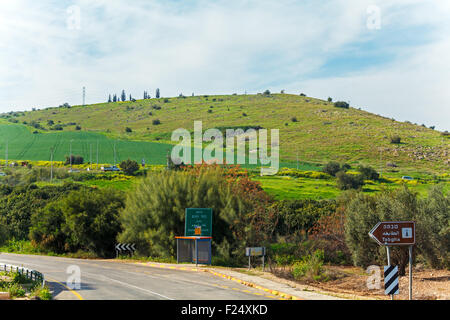 Landschaft rund um Meer von Galiläa - Kinneret See Stockfoto