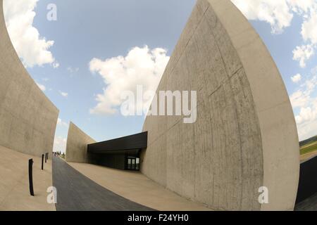 Shanksville, Pennsylvania, USA. 11. September, 2015. Der neu geweihten Flight 93 National Memorial zum Gedenken an die 40 Passagiere und Besatzung von Flug 93, die Terroristen um das Kapitol am 14. Jahrestag der 9/11 Anschläge gegen die Vereinigten Staaten 11. September 2015 in Shanksville, Pennsylvania anzugreifen gestoppt. Stockfoto