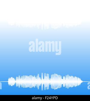 Vektor-Schallwellen-Set. Audio-Equalizer-Technologie, Puls-Musical. Vektor-illustration Stock Vektor