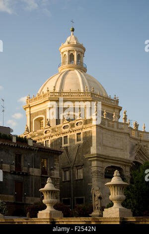 La Chiesa della Badia di Sant' Agata, Catania - Italien Stockfoto