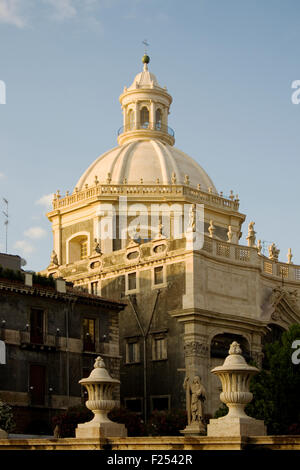 La Chiesa della Badia di Sant' Agata, Catania - Italien Stockfoto