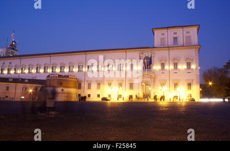Quirinal Palast, die offizielle Residenz des Präsidenten der italienischen Republik, Rom Stockfoto