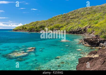 Frankreich, Guadeloupe (Französische Antillen), Les Saintes Archipel, Terre de Bas, Grande Baie Stockfoto