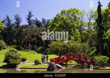 Frankreich, Haute Garonne, Toulouse Compans Caffarelli District, japanische Garten Stockfoto