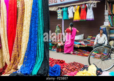 Indien, Uttar Pradesh Zustand, Agra, Straßenszene Stockfoto