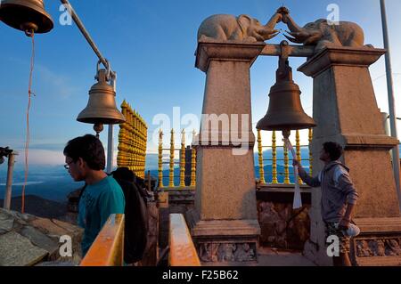 Sri Lanka, Zentrum der Provinz, Dalhousie, Tempel an der Spitze der Adam's Peak Stockfoto