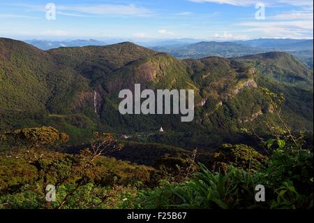 Sri Lanka, Zentrum der Provinz, Dalhousie, Landschaft auf dem Weg zum Adam's Peak Stockfoto