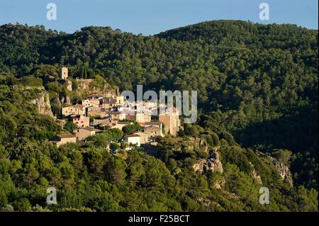 Frankreich, Var, Dracenie, Dorf Chateaudouble Stockfoto