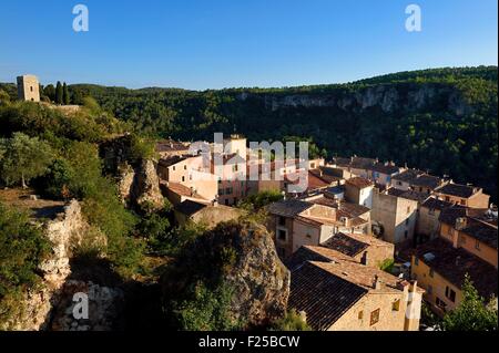 Frankreich, Var, Dracenie, Dorf Chateaudouble Stockfoto