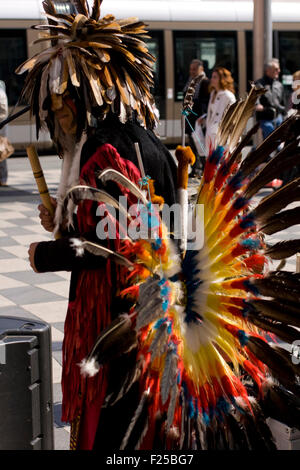 Foto von einem Indianer Stockfoto