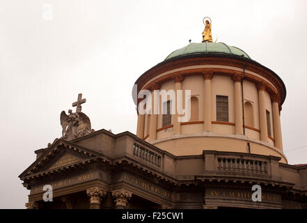 Kirche St. Immaculate Maria Delle Grazie, Bergamo Alta - Italien Stockfoto