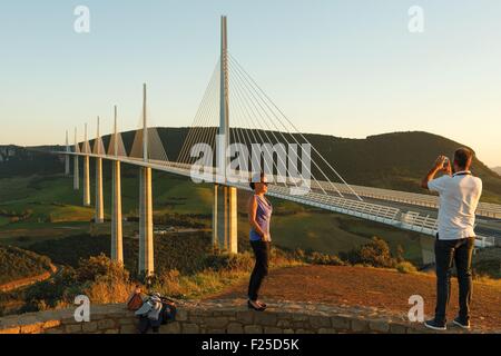 Frankreich, Aveyron, Parc Naturel Regional des Grands Causses (natürlichen regionalen Park der Grands Causses) Stockfoto