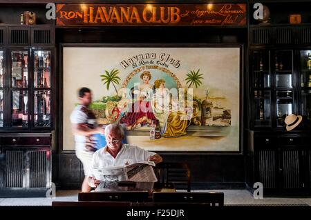 Kuba, Havanna, Habana Vieja Bezirk Weltkulturerbe der UNESCO, Havana Club Museum Stockfoto