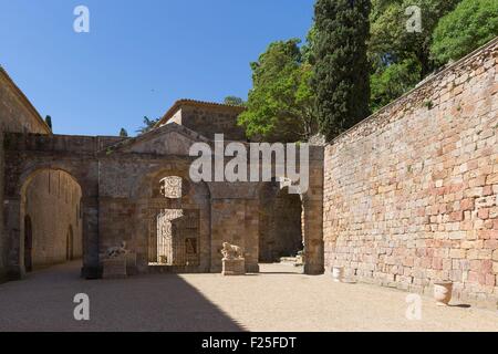 Frankreich, Aude, Narbonne, Fontfroide Abtei Stockfoto