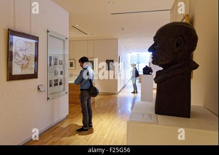 Frankreich, Finistere, Quimper, Museum der feinen Künste, Max Jacob hall Stockfoto